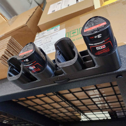 Battery Holder suits M12 - Magnetic Bottom Mount