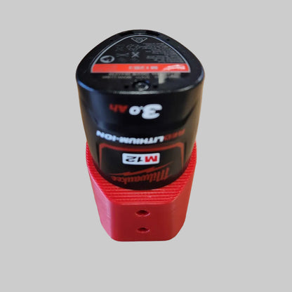Battery Mount - Suits Milwaukee M12